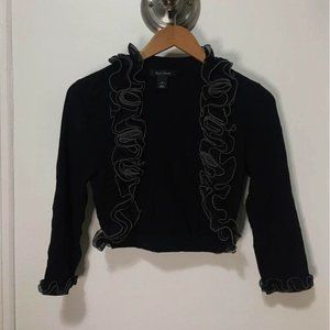 Y2K Unique Scallop Frilled Cardigan